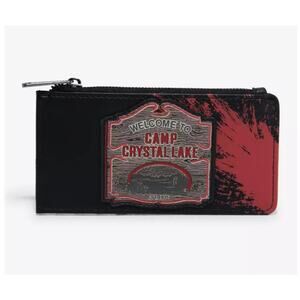 Loungefly Friday The 13th Camp Crystal Lake Cardholder | NWT
